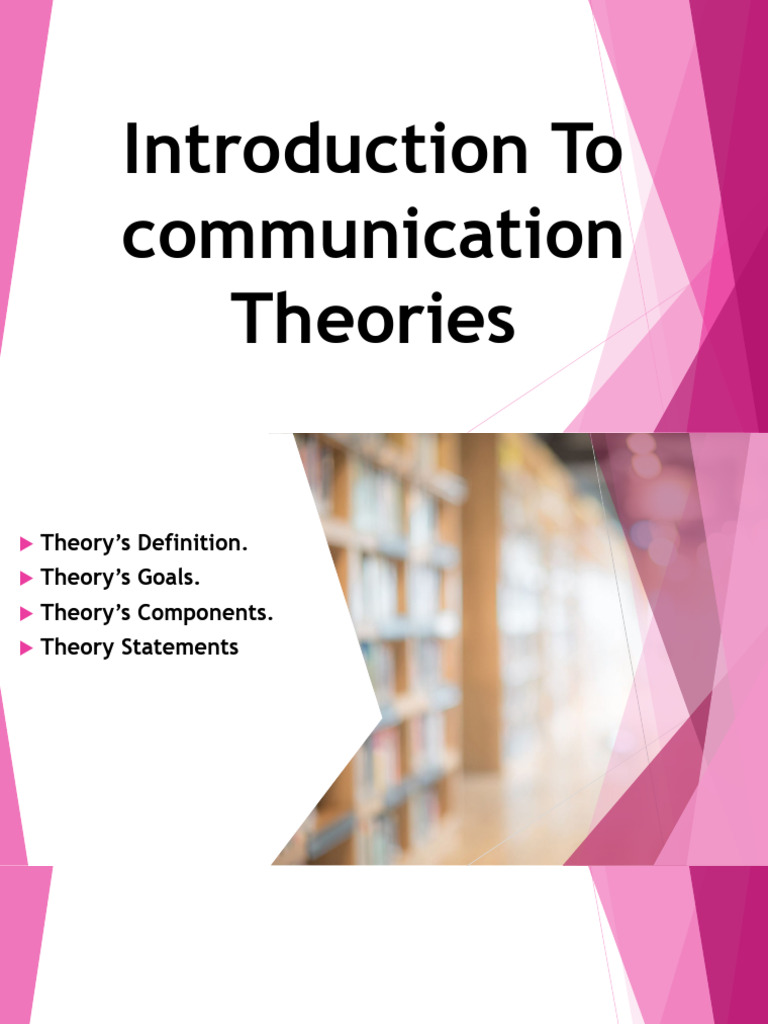Communication Theory Overview | PDF | Theory | Communication