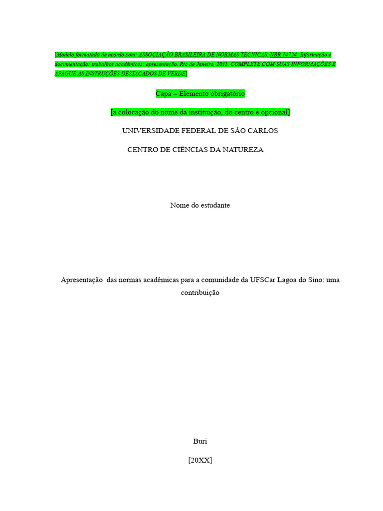 Normas ABNT para Trabalhos Acadêmicos | PDF | Abstract (resumo) | Citação