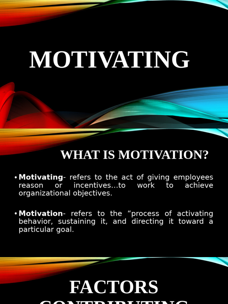 Understanding Employee Motivation Factors | PDF | Motivational | Motivation