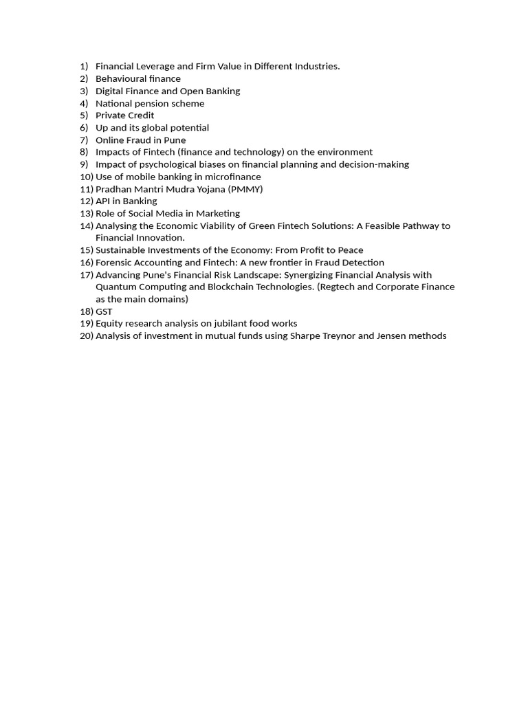 Financial Leverage and Firm Value in Different Industries | PDF