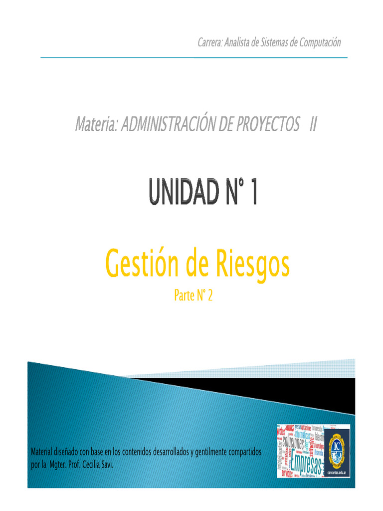 Estrategias de Gestión de Riesgos en Proyectos | PDF | Probabilidad ...