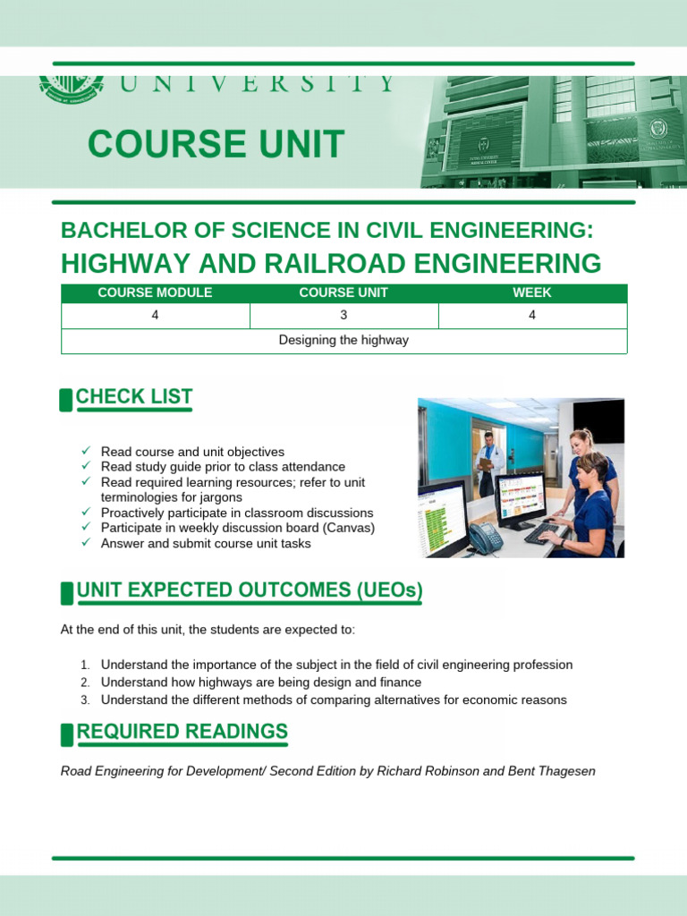 Highway Engineering Course Overview | PDF | Traffic | Controlled Access ...