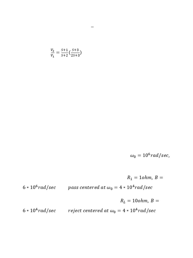 EEng3092 Assignment II: Filter Design Tasks | PDF