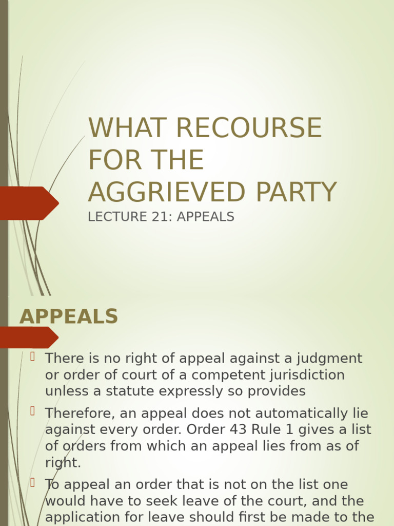 Understanding Court Appeals Process | PDF | Appeal | Appellate Court