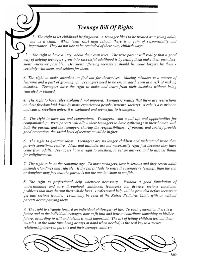 What Teens Need Most From Their Parents >> Teenage Bill Of Rights Developmental Psychology Adolescence What Teens Need Most From Their Parents >> Teenage Bill Of Rights Developmental Psychology Adolescence