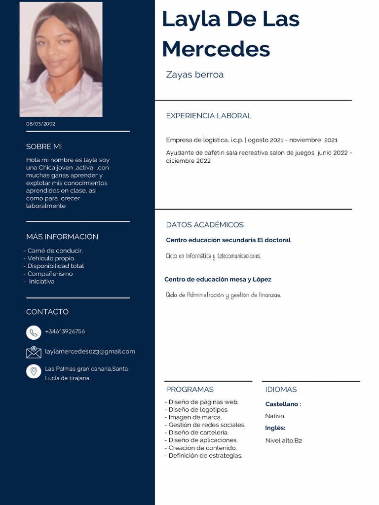 Layla Cv1 | PDF