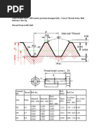 Metric Thread Dimensions - Bolt Sizes Chart For M1.6 To M69 Screws ...