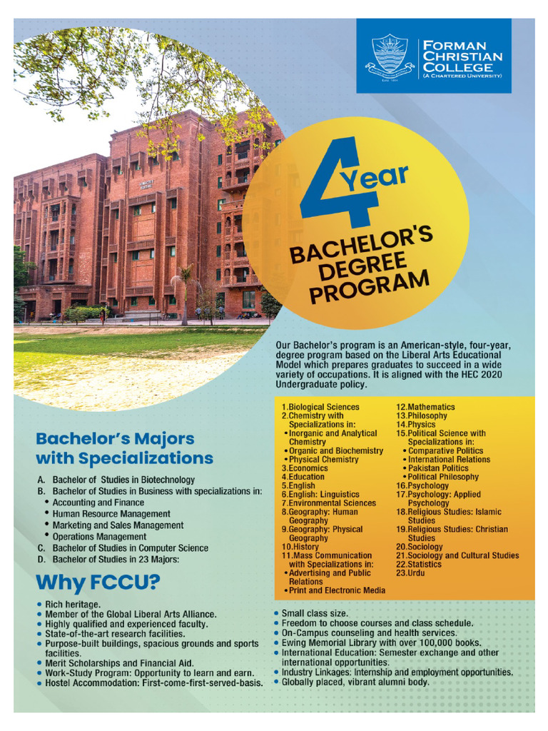 Bachelor's Flyer | PDF