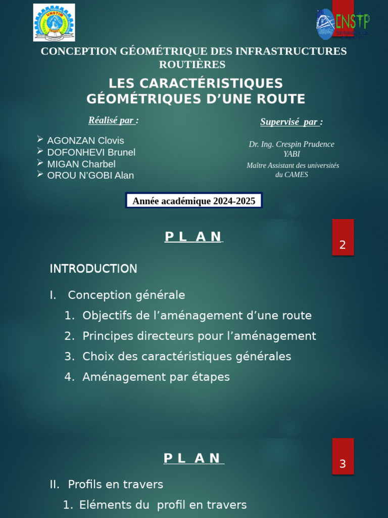 Caractéristiques géométriques des routes | PDF | Aménagement cyclable ...