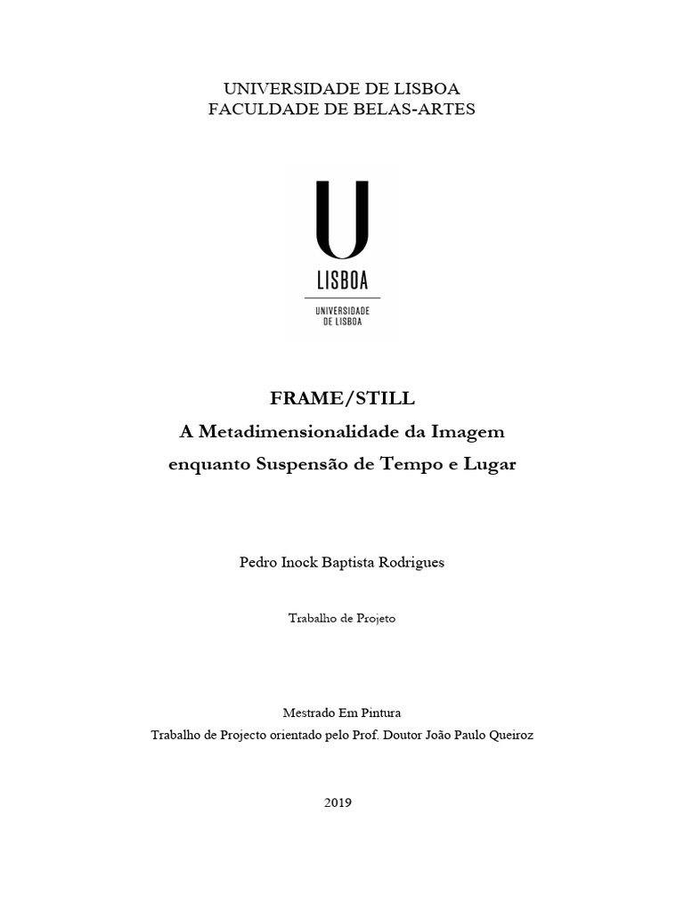 Metadimensionalidade da Imagem Still | PDF | Tempo | Henri Bergson