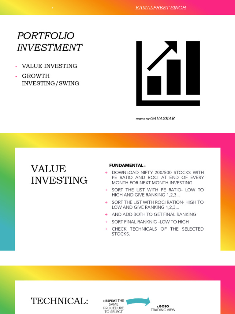 Stock Selection Strategy Guide | PDF | Investing | Stocks
