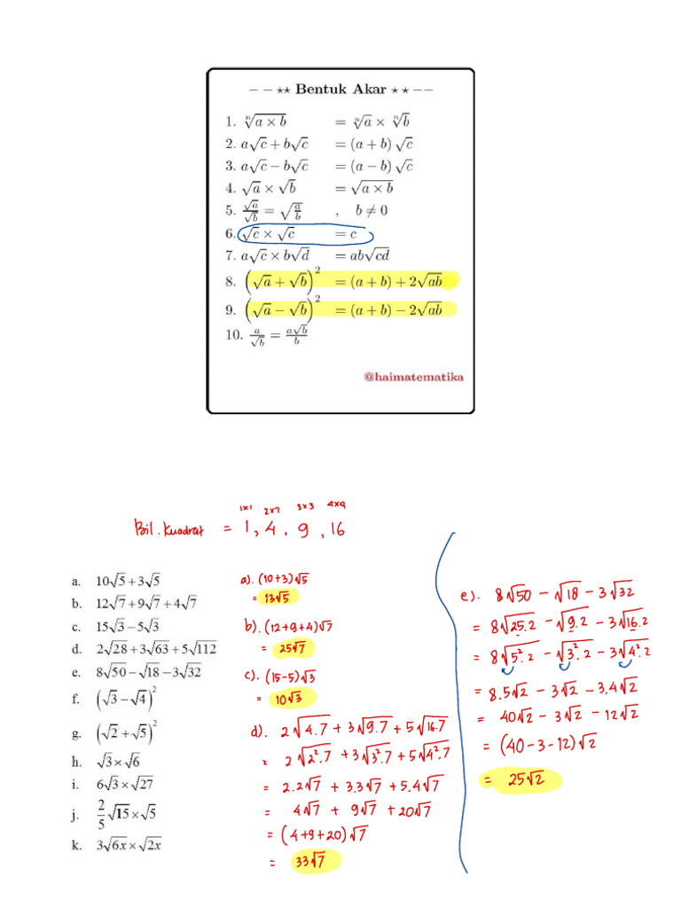 Akar Math Problem Solutions | PDF