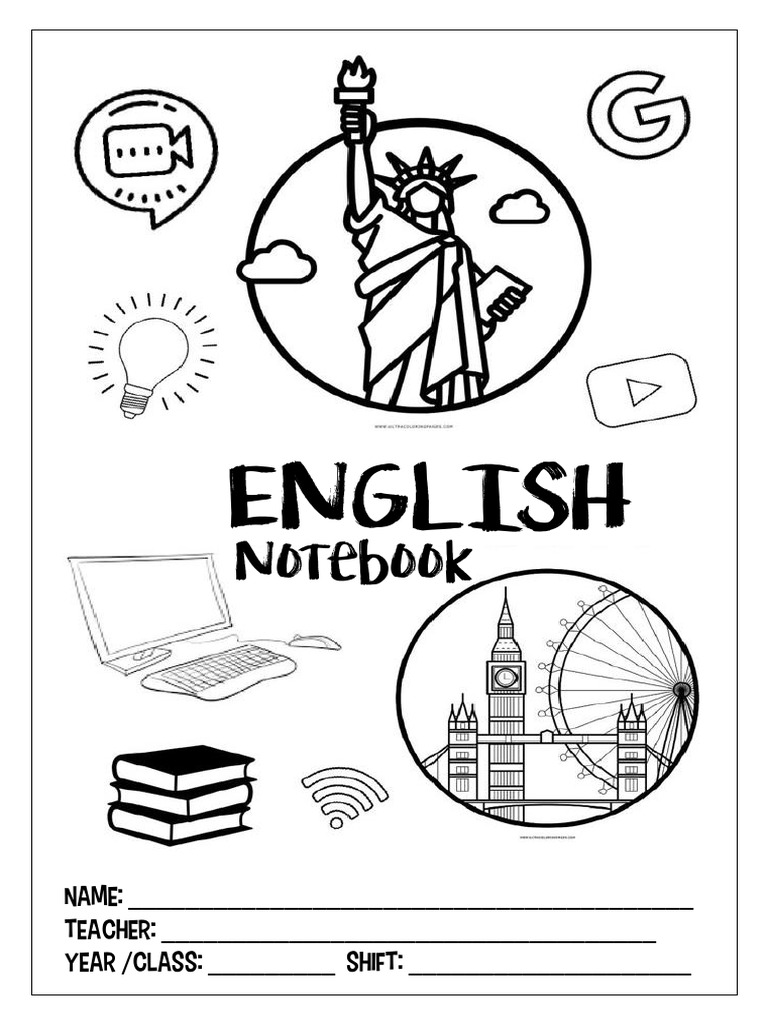 English Notebook Template | PDF