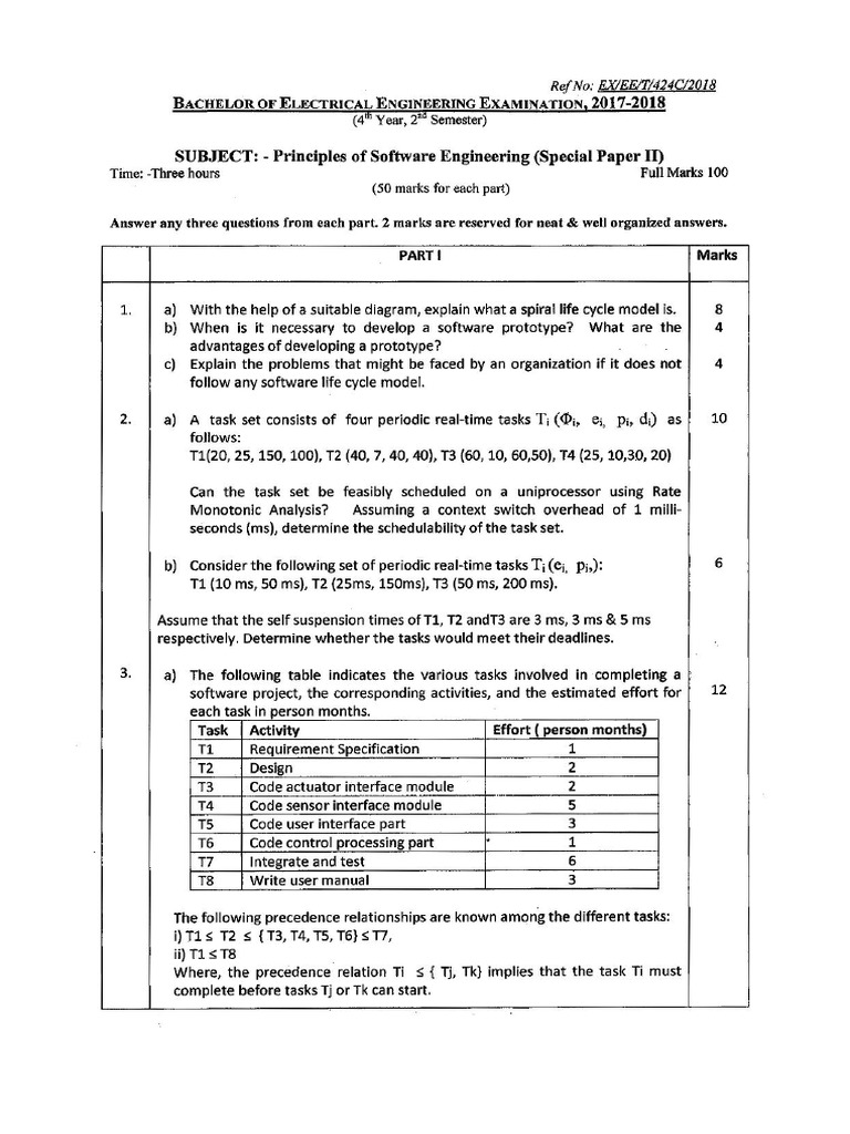 Principles of Software Engineering | PDF