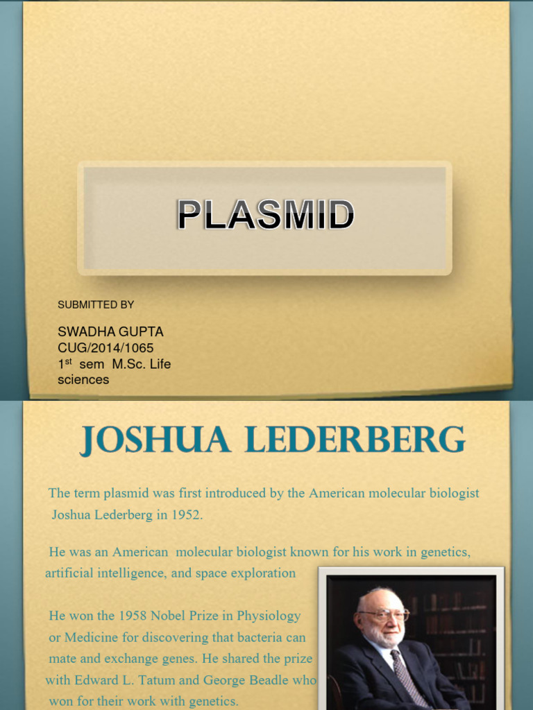 Understanding Plasmids in Genetics | PDF | Plasmid | Molecular Cloning