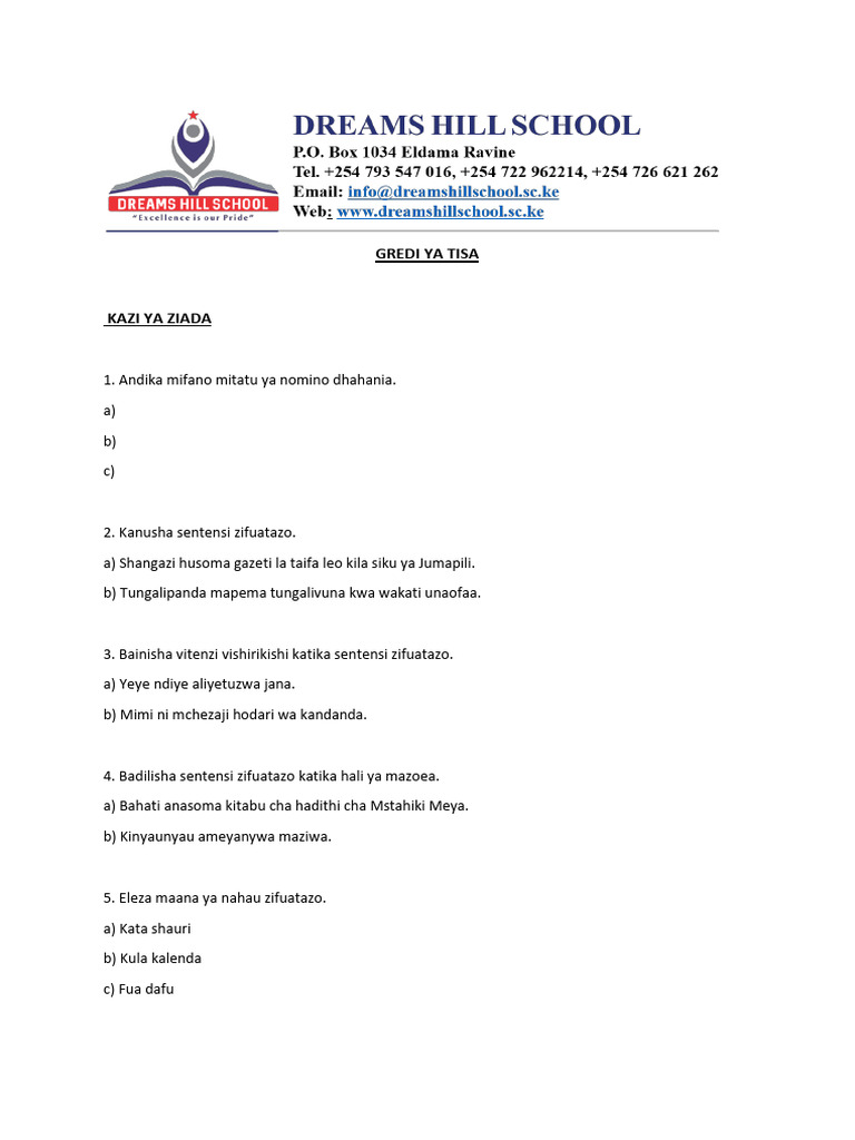 Gredi Ya Tisa | PDF