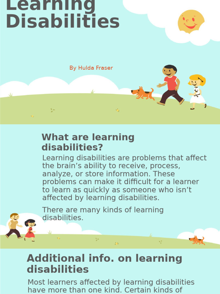 Learning Disabilities Powerpoint | PDF | Learning Disability ...