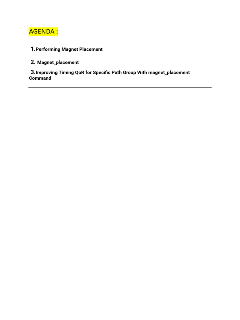 Magnet Placement in VLSI Design | PDF | Computer Science | Computer ...