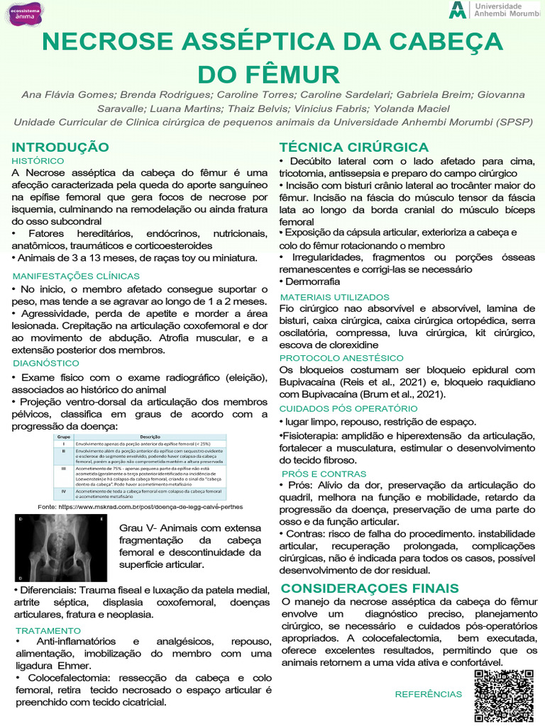 Necrose asséptica | PDF | Doenças e distúrbios | Especialidades médicas