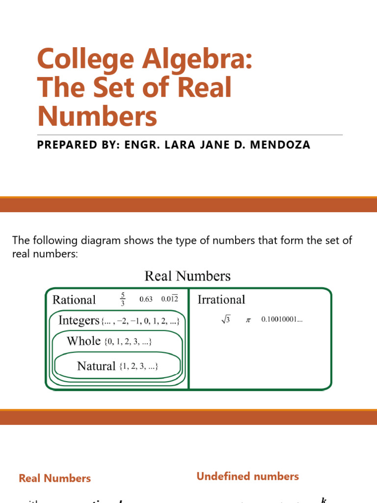 Module 1.1 The Set of Real Numbers - Sample Problems | PDF | Numbers ...