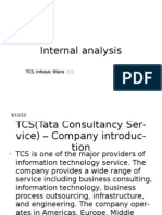 Internal TCS Infosys, Wipro