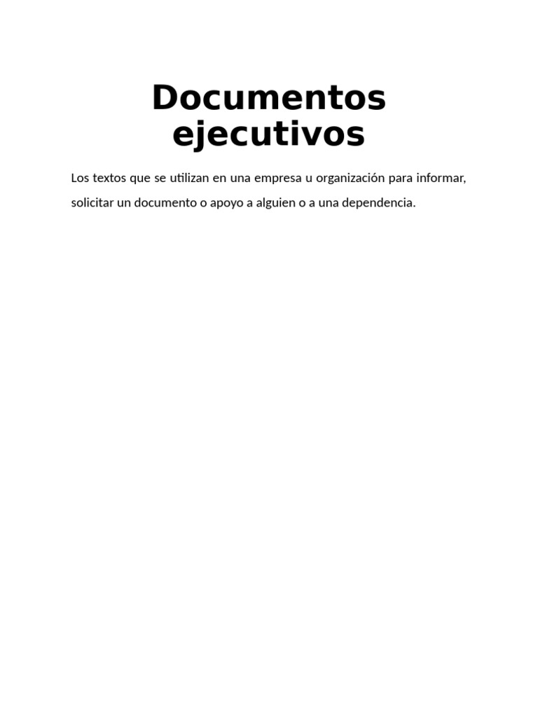 Documentos Ejecutivos | PDF | Lana