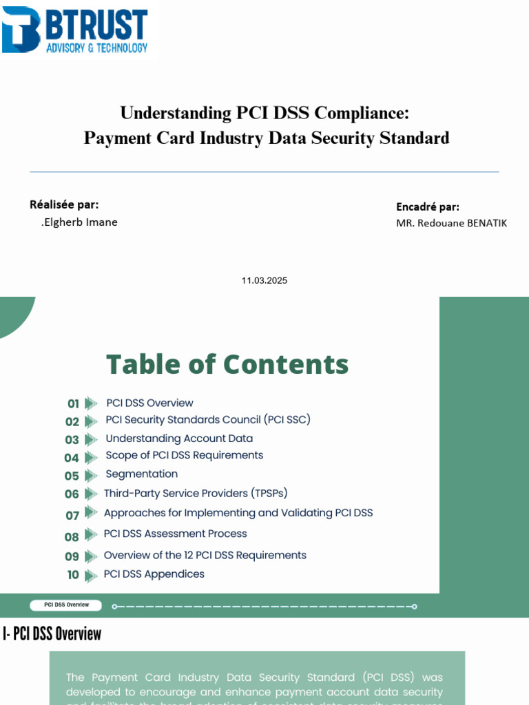 PCI DSS Compliance Overview Guide | PDF | Payment Card Industry Data ...