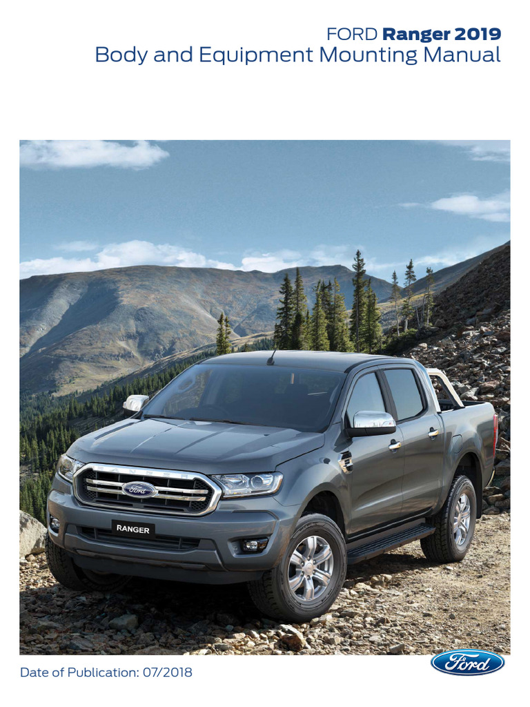 Ford Ranger Body Equipment Manual 2019 | PDF | Airbag | Vehicles