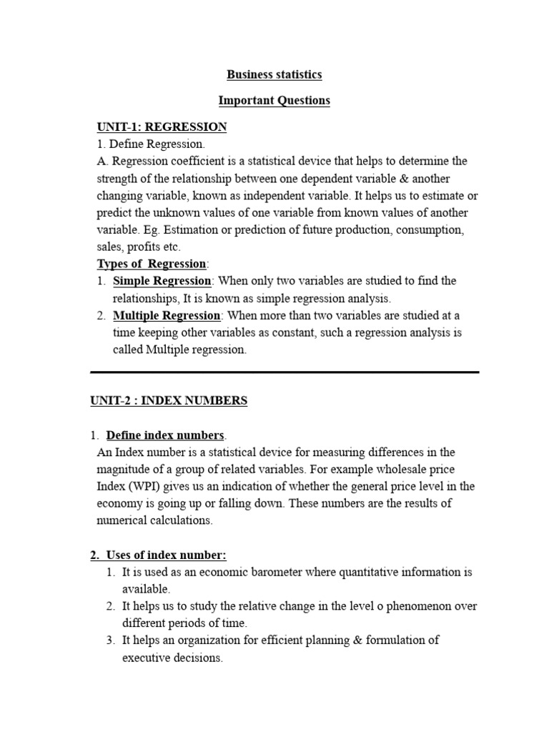 Business Statistics - II (Material | PDF | Probability Distribution ...
