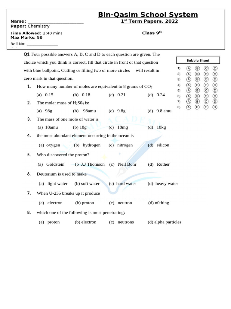 1st Term Paper Objective | PDF