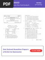B.Ed. Course Material in Tamil | PDF | Schools | Curriculum