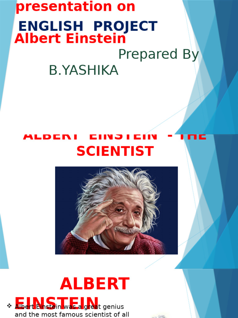 Albert Einstein: A Class 9 Project Guide | PDF | Albert Einstein ...