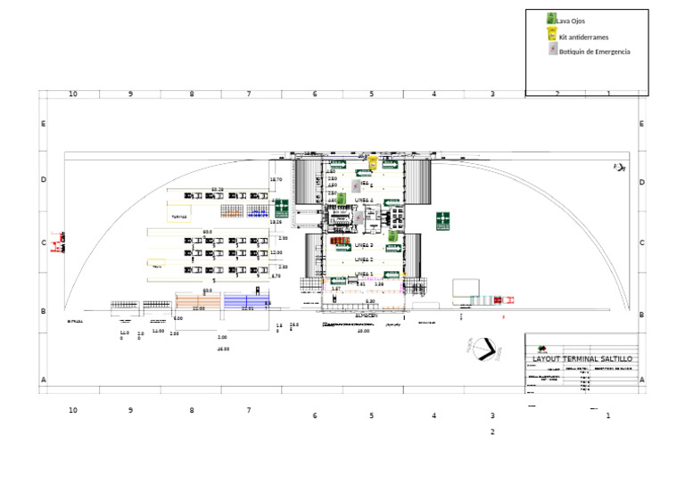 Layout Terminal Saltillo - Mexlog | PDF
