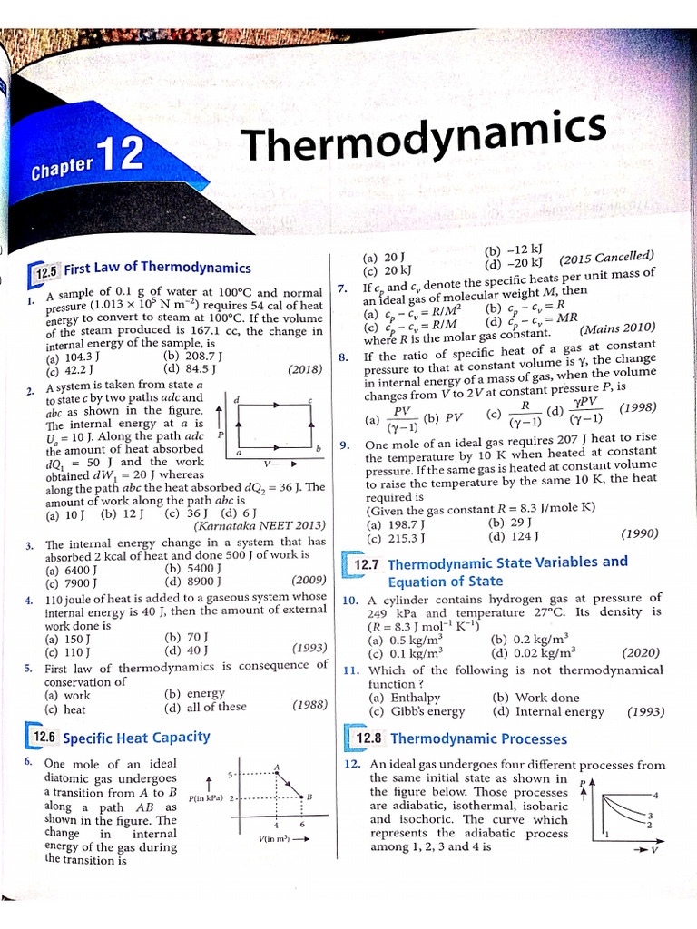 Thermodynamics | PDF