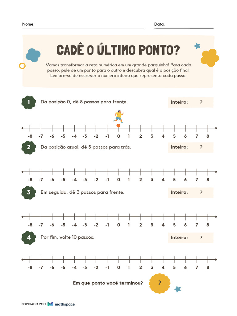 Atividades com Reta Numérica até 100 | PDF
