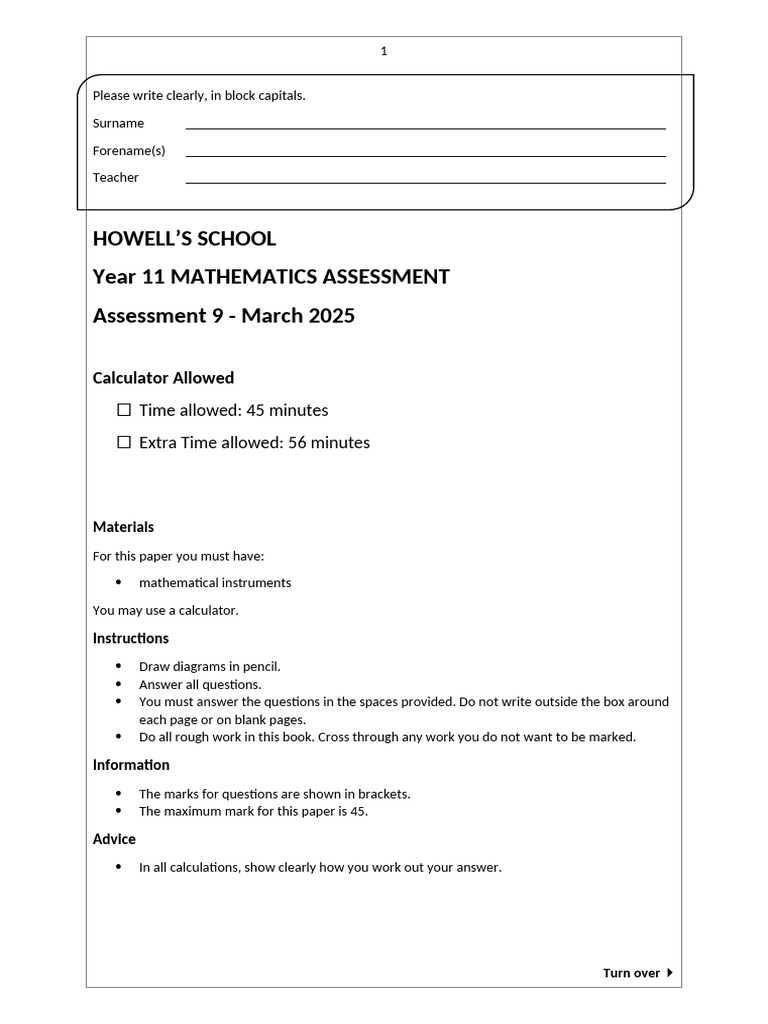 Grade 11 Mathematics Assessment 2025 | PDF | Circle | Area