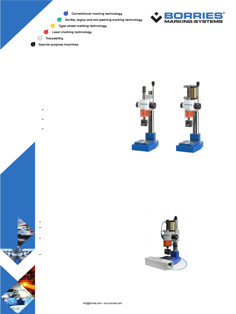 ST37K Stamping Machine Datasheet | PDF | Secondary Sector Of The ...