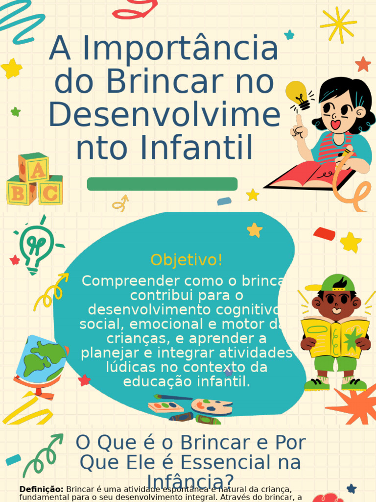 01 A Importância Do Brincar No Desenvolvimento Infantil | PDF ...