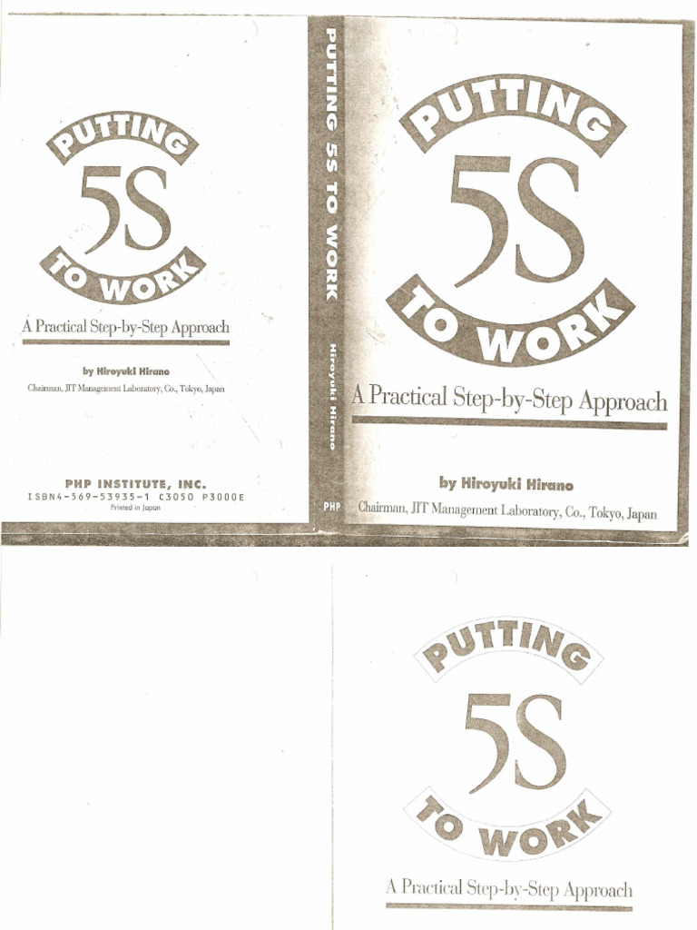 Putting 5S To Work (By Hiroyuki Hirano) | PDF