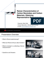 Raman Characterization of Carbon Nano Materials and Obtaining Representative Measurements