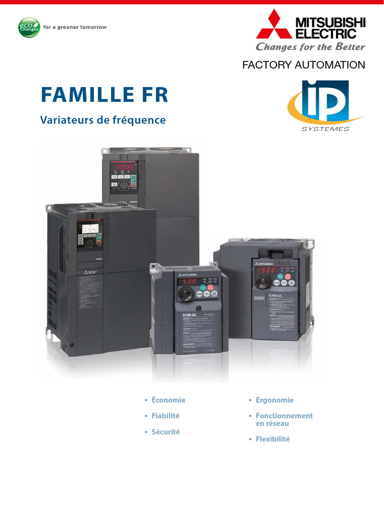 Variateurs de fréquence Mitsubishi Electric | PDF | Ingénierie ...