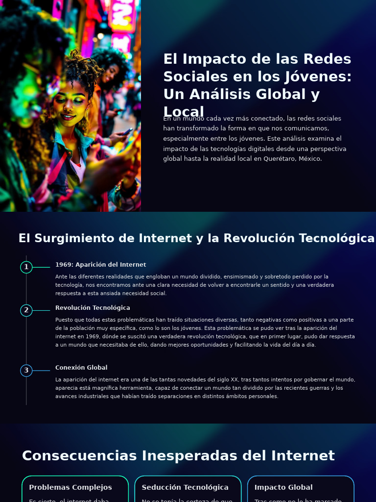 El Impacto de Las Redes Sociales en Los Jovenes Un Analisis Global y ...