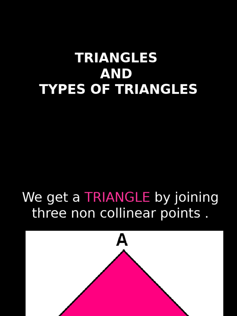 Types of Triangles Explained | PDF