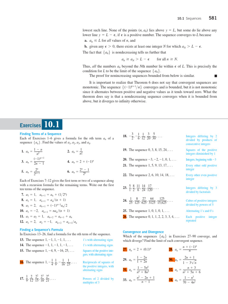 Math158 SPformidterm 24-25 Fall | PDF | Sequence | Series (Mathematics)