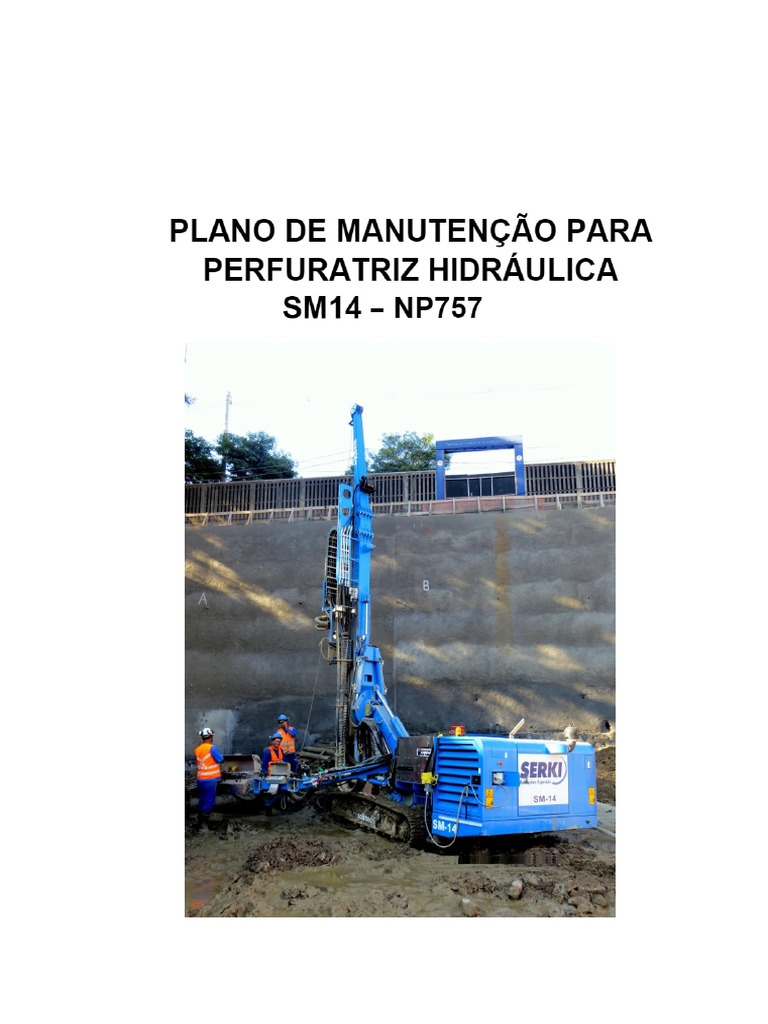 Manutenção de Perfuratriz Hidráulica SM14 | PDF | Motores | Radiador