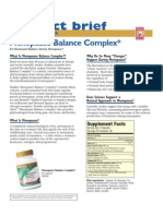 Product Bulletin - Menopause Balance Complex