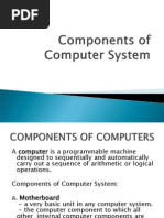 Components of Computer System