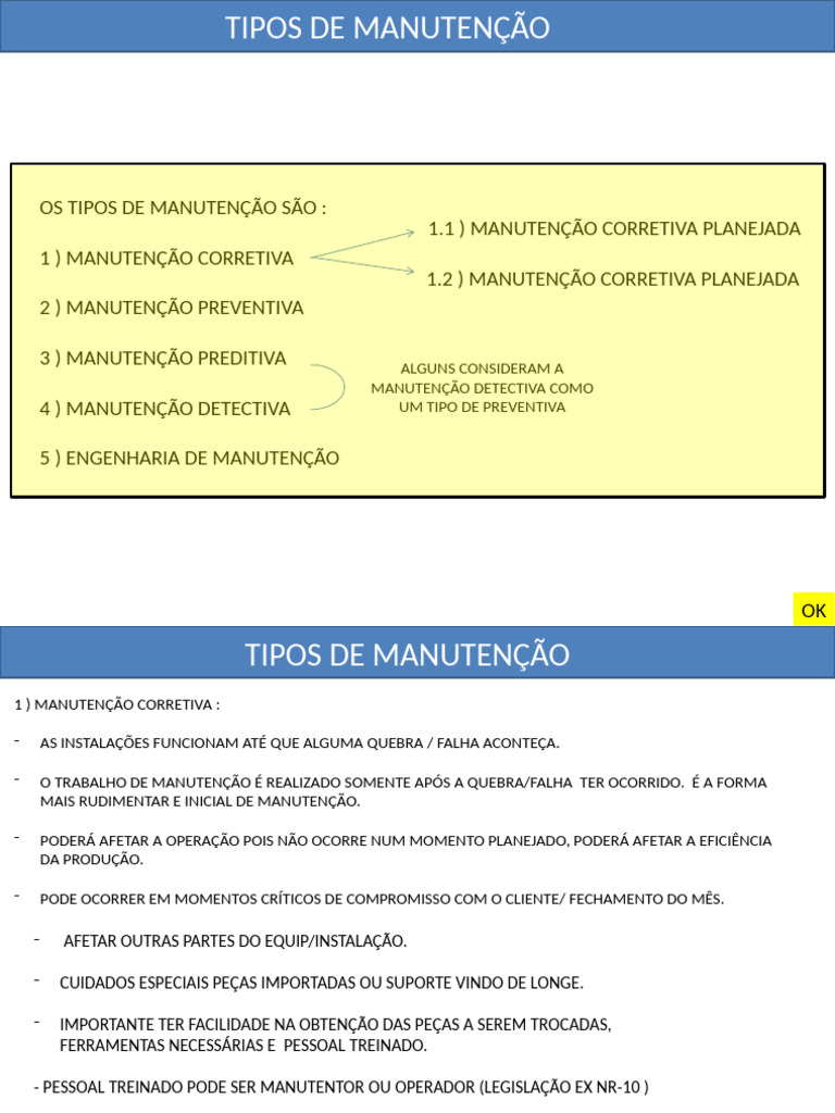 15 - Tipos de Manutenção | PDF | Corrosão | Oscilação