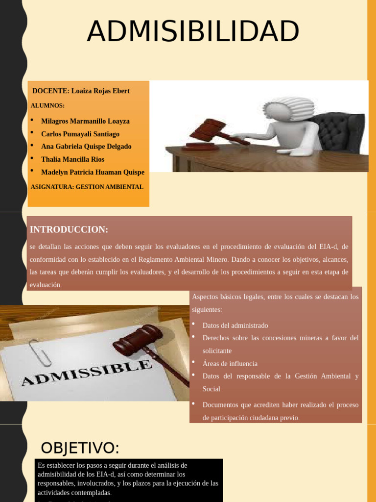 ADMISIBILIDAD | PDF