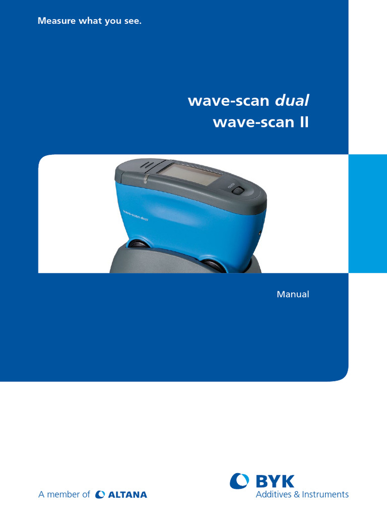Wave-Scan Dual | PDF | Rechargeable Battery | Menu (Computing)